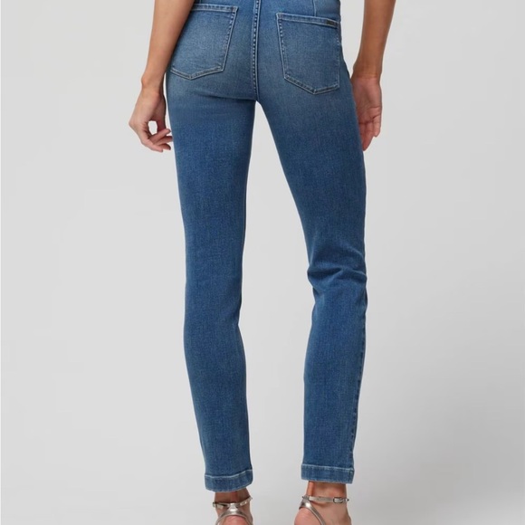 White House Black Market High-Rise Everyday Soft Horsebit Slim Ankle Jeans Sz 4 - Picture 3 of 8